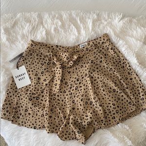 Leopard skort!!